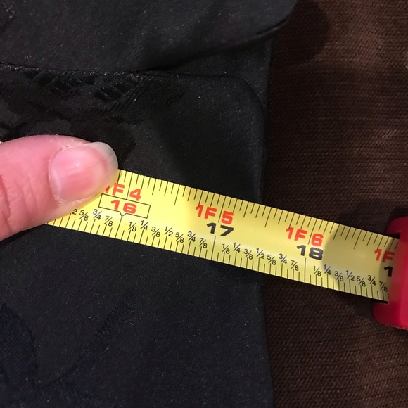 Isabel Ardee Small Black column 1 Button Light Floral Pattern Jacket Sz 12 - Picture 10 of 10